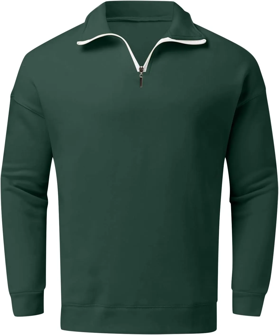 Ymosrh Men's Sweatshirts Solid Hoodies Fashion Long Sleeve Hooded Sweatshirts Pullover Trendy Hoodie with Zipper