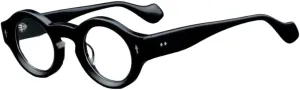Yuki Vintage Acetate Glasses Frame Fake Non Prescription for Women Men Round Nerd Thick Glasses Frames