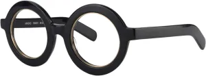 Zeelool Retro Thick Round Blue Light Blocking Glasses for Women Men Calhoun ZOA01776